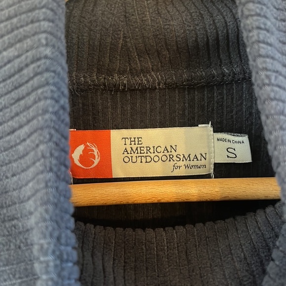 The American Outdoorsman for Women sweater cowl neck black size Small - Picture 4 of 9